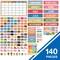 Carson Dellosa Fairy Tale Forest 140-Piece Bulletin Board Set with Calendar, Monthly Headers, Special Occasion Cover Ups, Weather Charts, Cute Classroom Decor